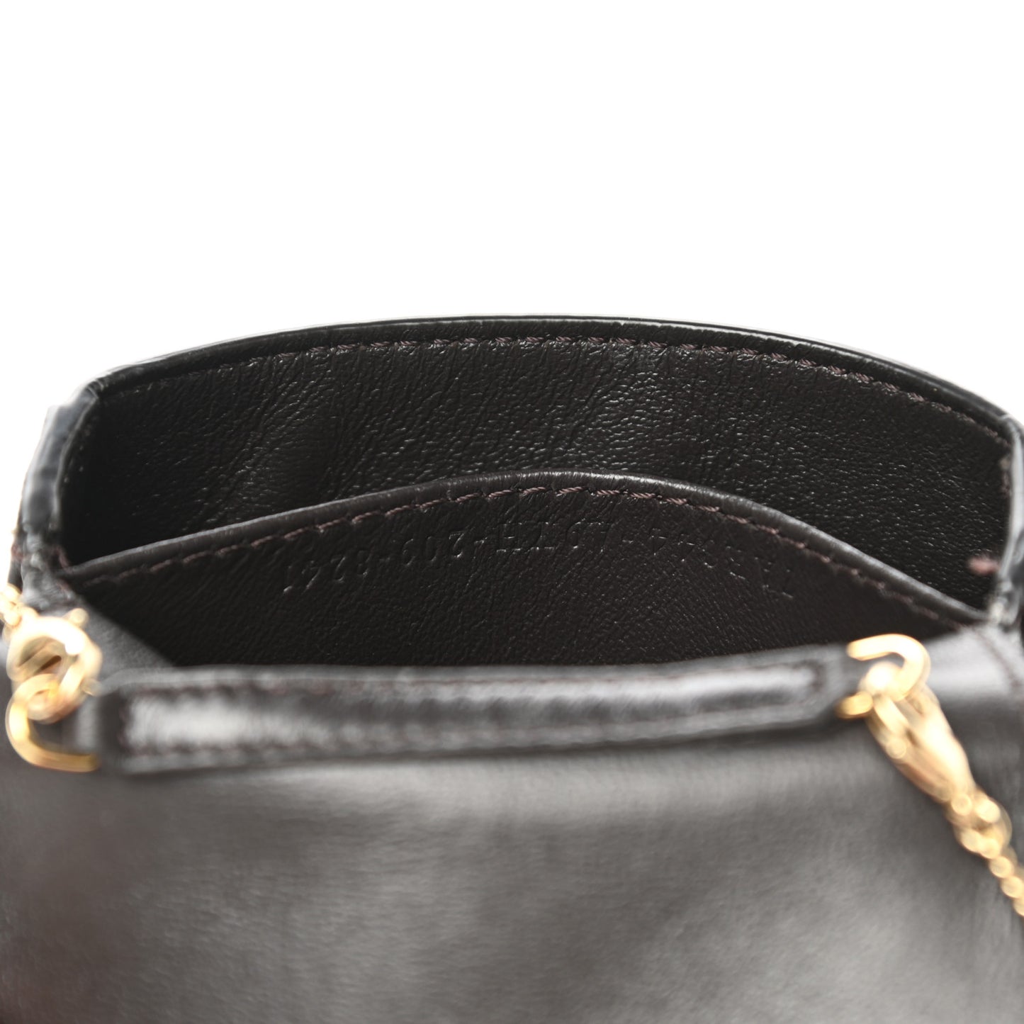Glazed Fabric FF 1974 Nano Baguette Charm Mogano Panna