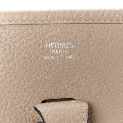 Hermes Taurillon Clemence Evelyne PM Gris Tourterelle 7 of 11