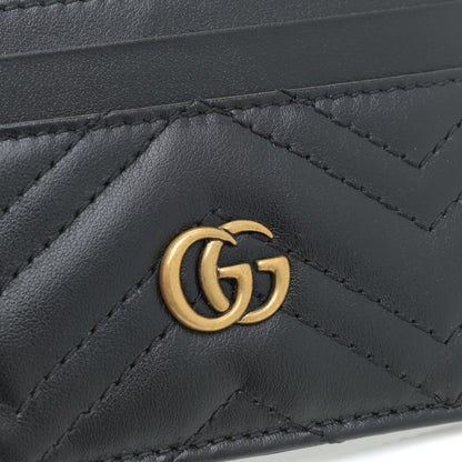 Gucci Calfskin Matelasse GG Marmont Card Holder Black 13 of 17