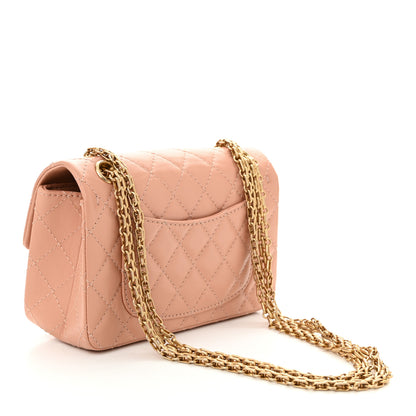 Chanel Aged Calfskin Quilted 2.55 Reissue Mini Flap Beige 3 of 10