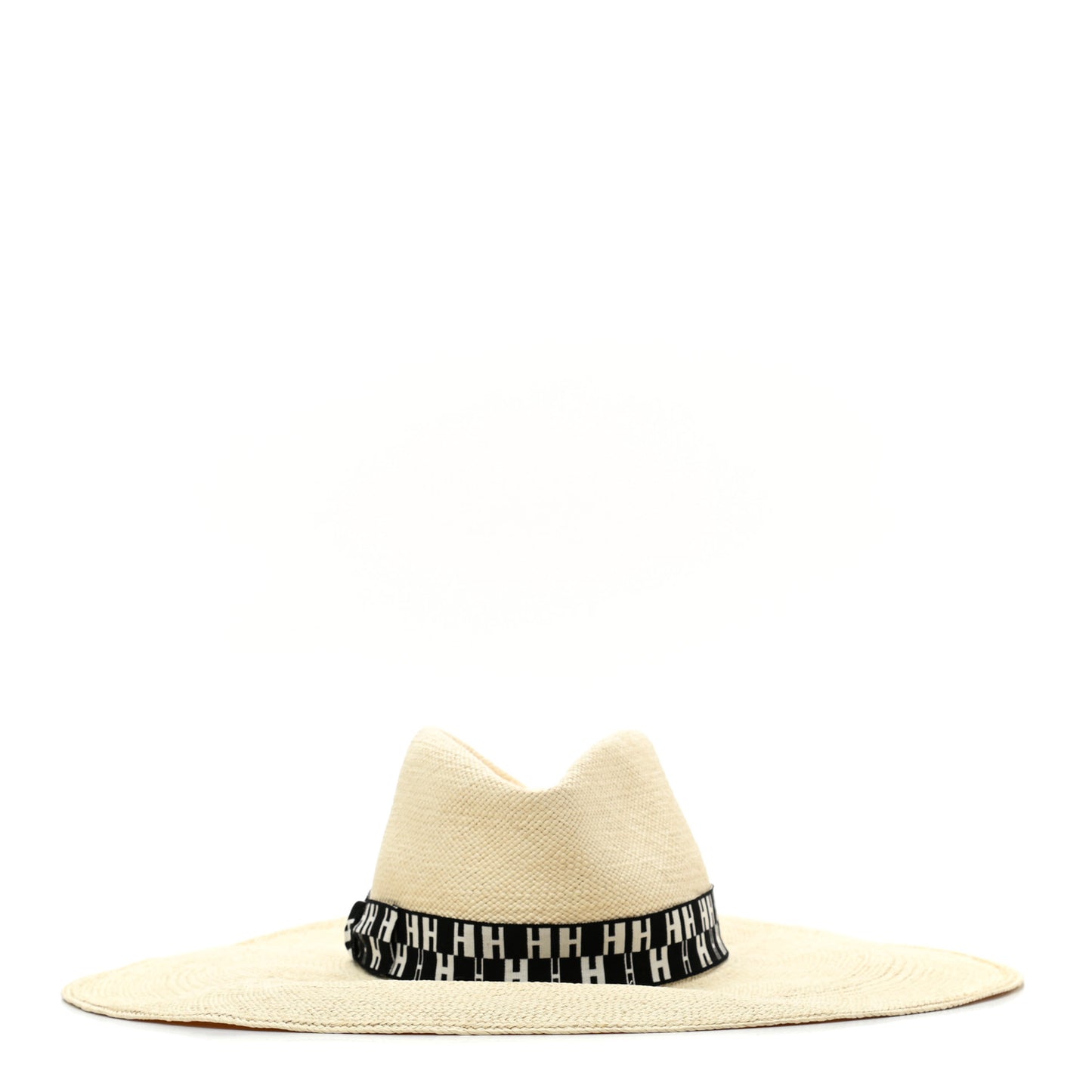 Straw Arizona Panama Brisa Hat 57 Naturel Ecru Black
