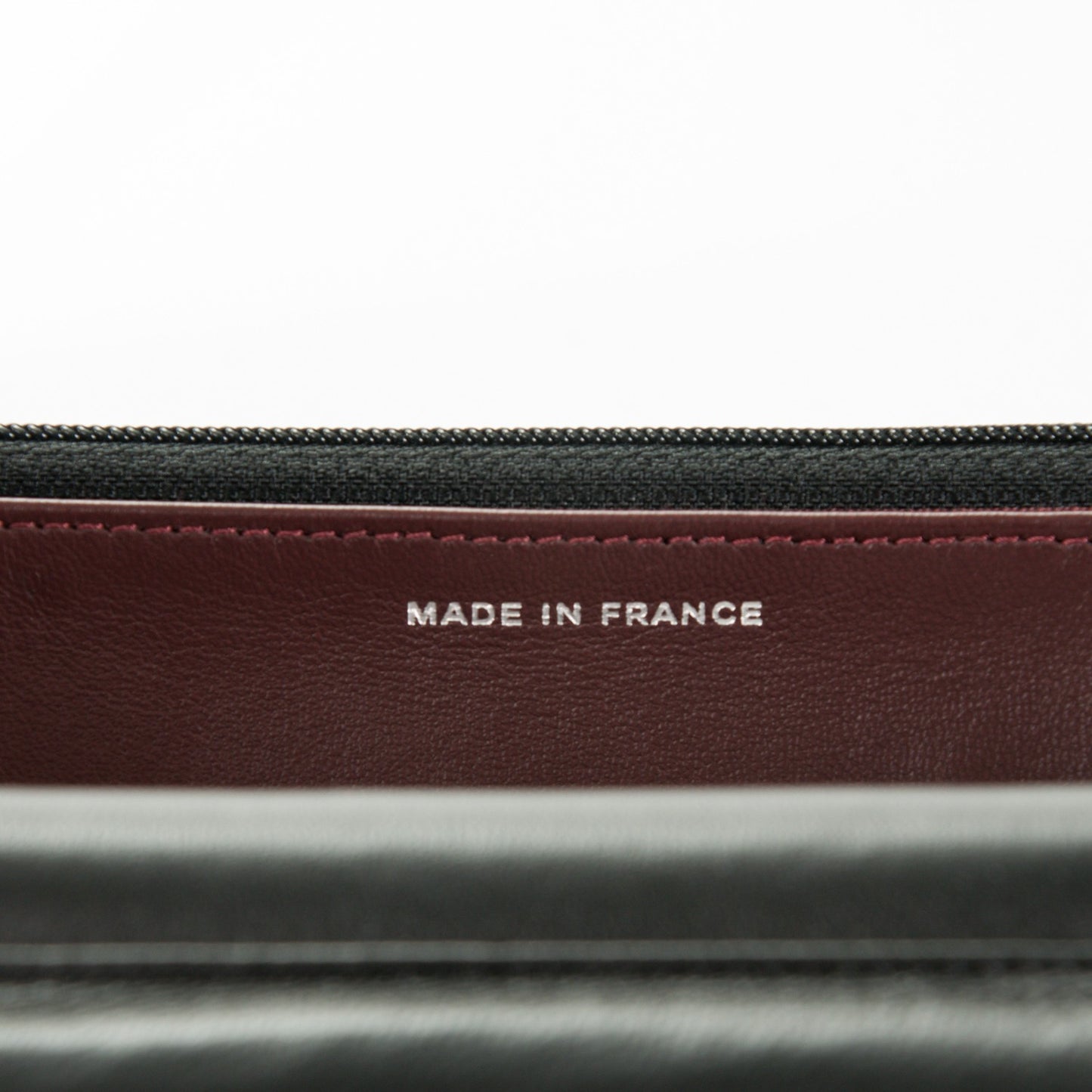 Lambskin Quilted Wallet On Chain WOC Black