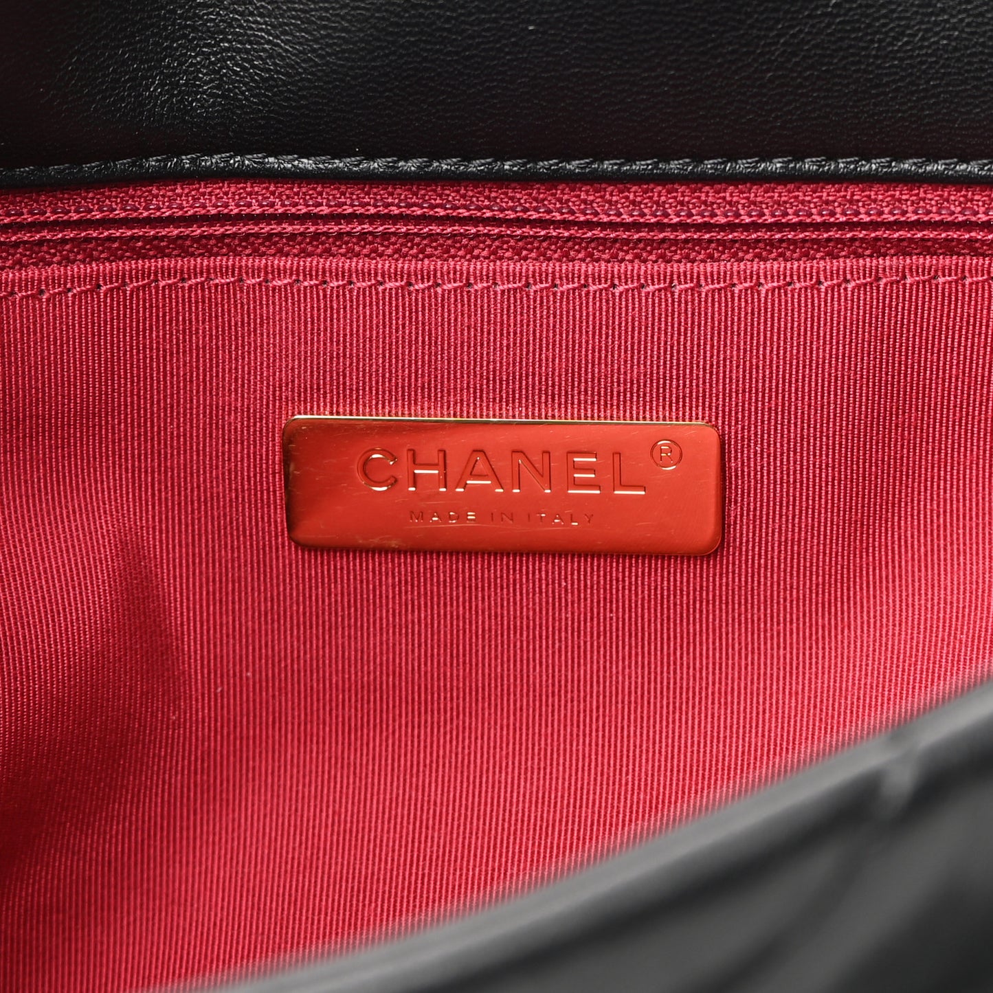Goatskin Quilted Maxi Chanel 19 Flap Black