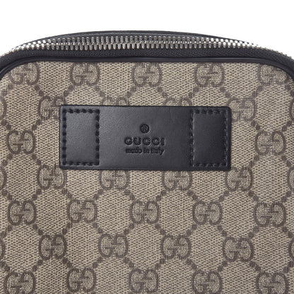 Gucci GG Supreme Monogram Web Belt Bag Black 8 of 10