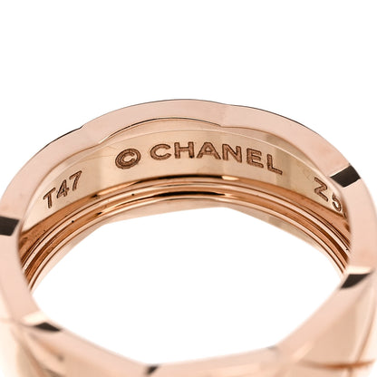 Chanel 18K Beige Gold Small Coco Crush Ring 47 4.25 4 of 6