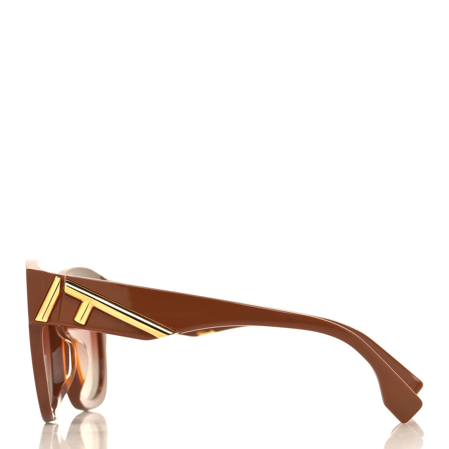 Acetate Sunglasses FE40098F Brown