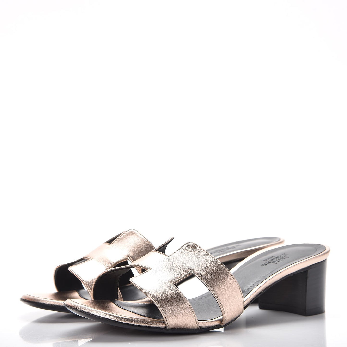 Metallic Nappa Oasis Sandals 36 Or Rose