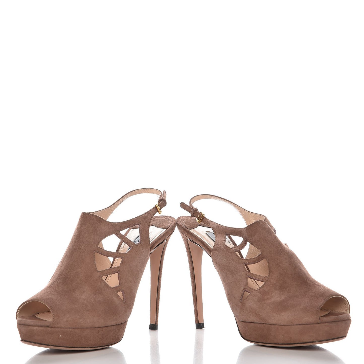Suede Platform Pumps 40.5 Dark Rose
