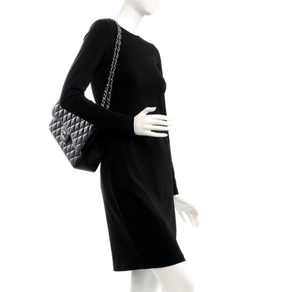 Chanel Caviar Quilted Jumbo Double Flap Black 2 of 8