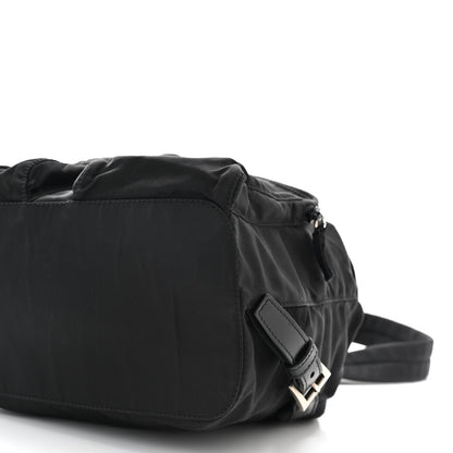 Prada Tessuto Nylon Saffiano Small Backpack Black 10 of 10