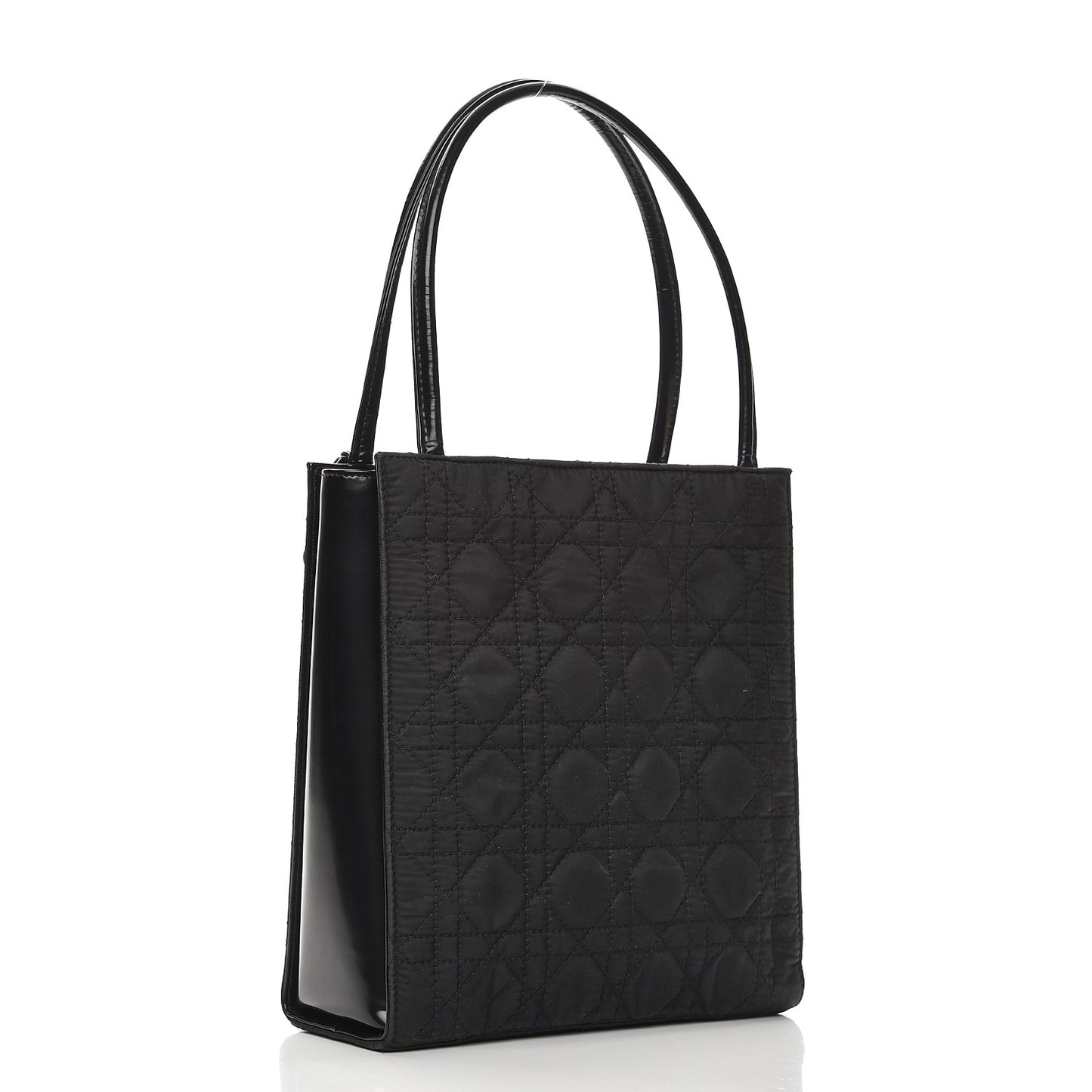 Nylon Cannage Dior Tote Black