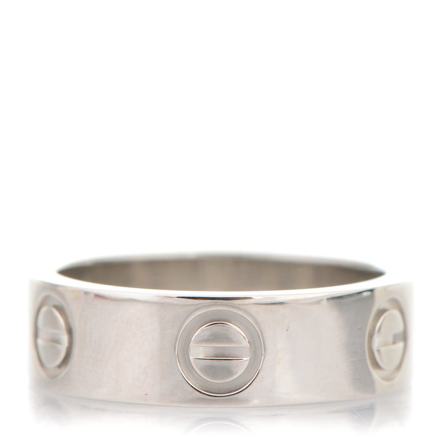 Platinum 5.5mm LOVE Ring 50 5.5