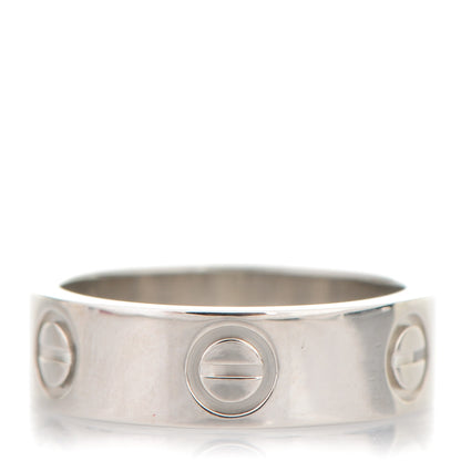 Cartier Platinum 5.5mm LOVE Ring 50 5.5 1 of 6
