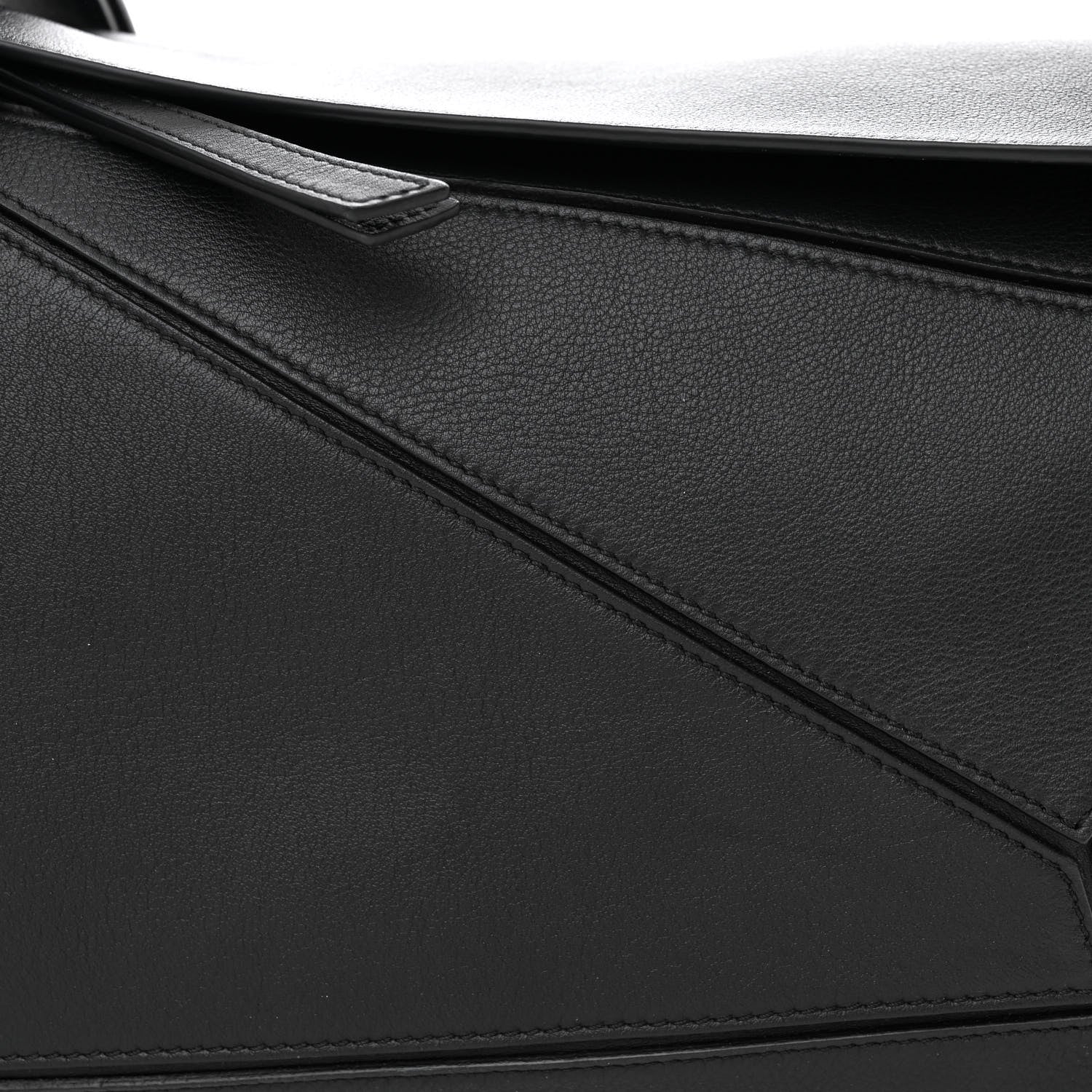 Loewe Calfskin Medium Puzzle Bag Black 8 of 10
