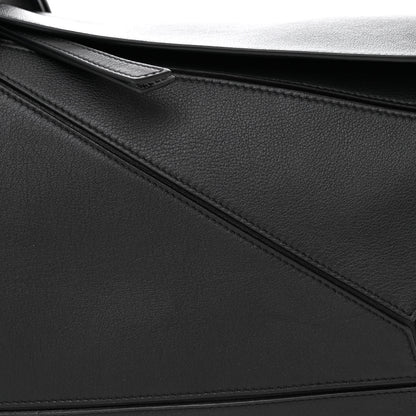 Loewe Calfskin Medium Puzzle Bag Black 8 of 10