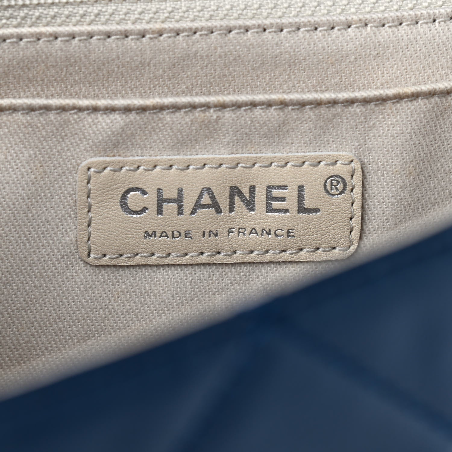 Chanel Calfskin Quilted In the Business Flap Dark Navy Blue 6 of 9