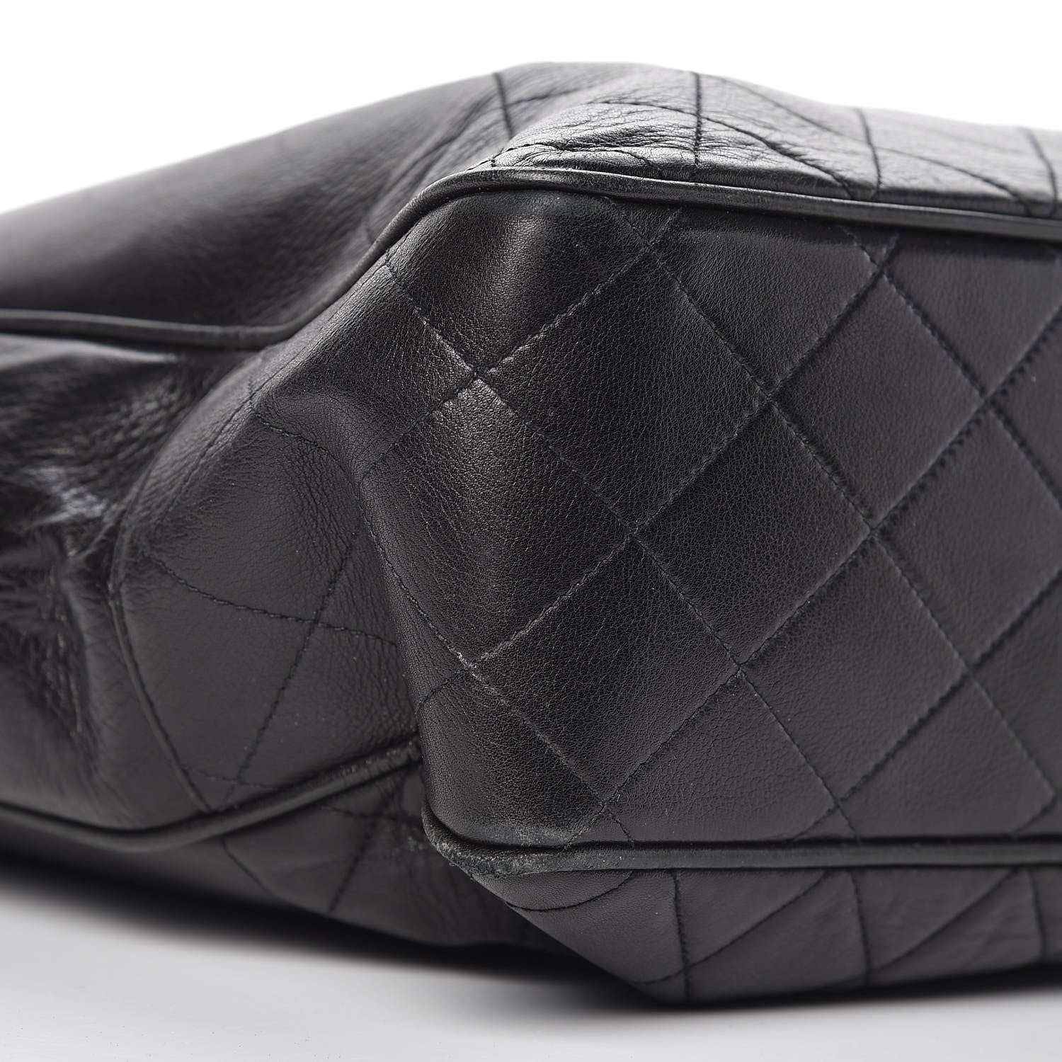 Chanel Lambskin Quilted Tote Black 11 of 21