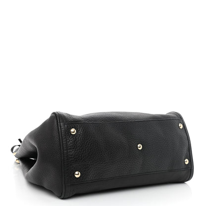 Gucci Pebbled Calfskin Medium Soho Shoulder Bag Black 4 of 11
