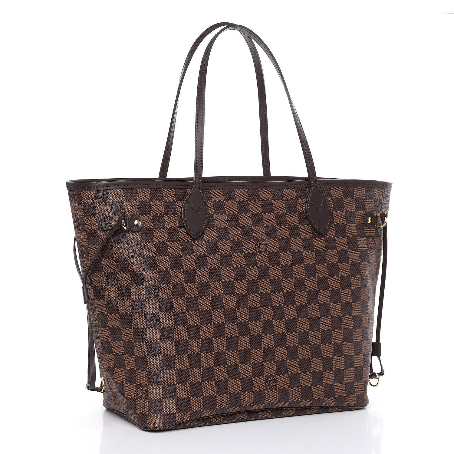 Louis Vuitton Damier Ebene Neo Neverfull MM Rose Ballerine 3 of 10
