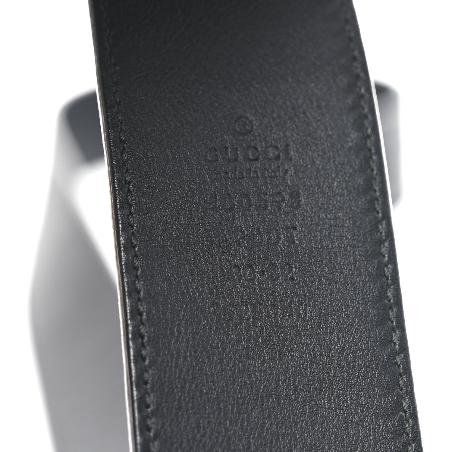 Gucci Calfskin Double G 40mm Belt 80 32 Black 3 of 3