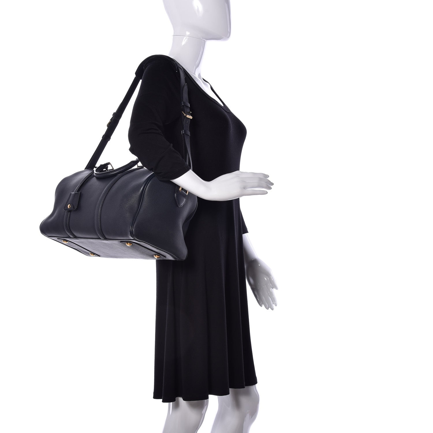 Louis Vuitton Calfskin SC Bag GM Cobalt 2 of 10