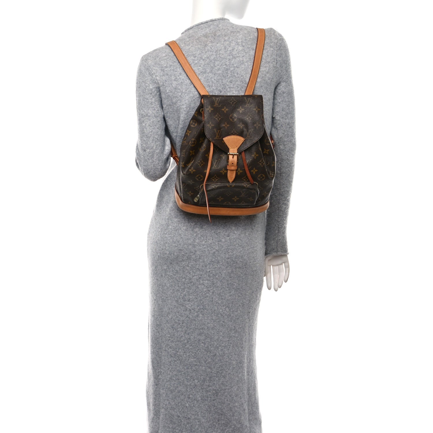 Louis Vuitton Monogram Montsouris MM Backpack 2 of 10