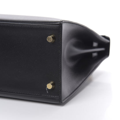 Hermes Tadelakt Kelly Sellier 28 Black 10 of 11