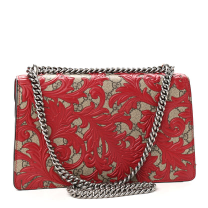 Gucci GG Supreme Monogram Arabesque Small Dionysus Shoulder Bag Hibiscus Red 4 of 10