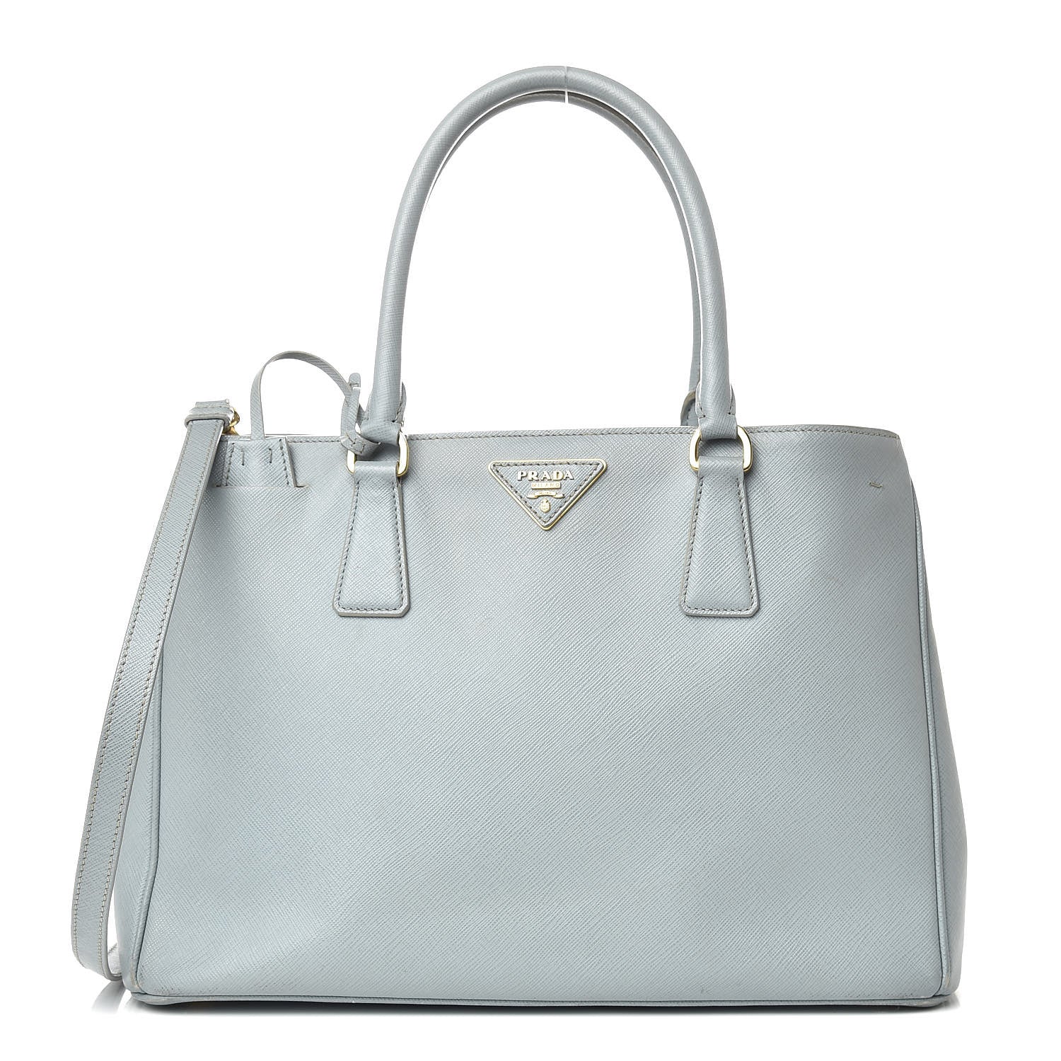 Prada Saffiano Lux Medium Tote Lago 1 of 18
