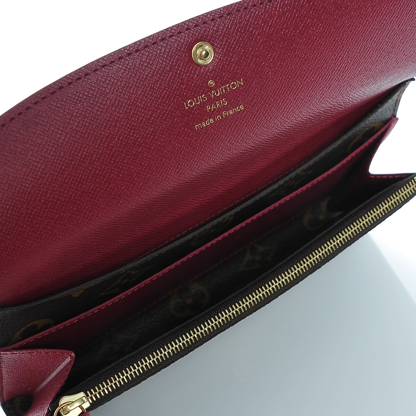 Monogram Emilie Wallet Fuchsia