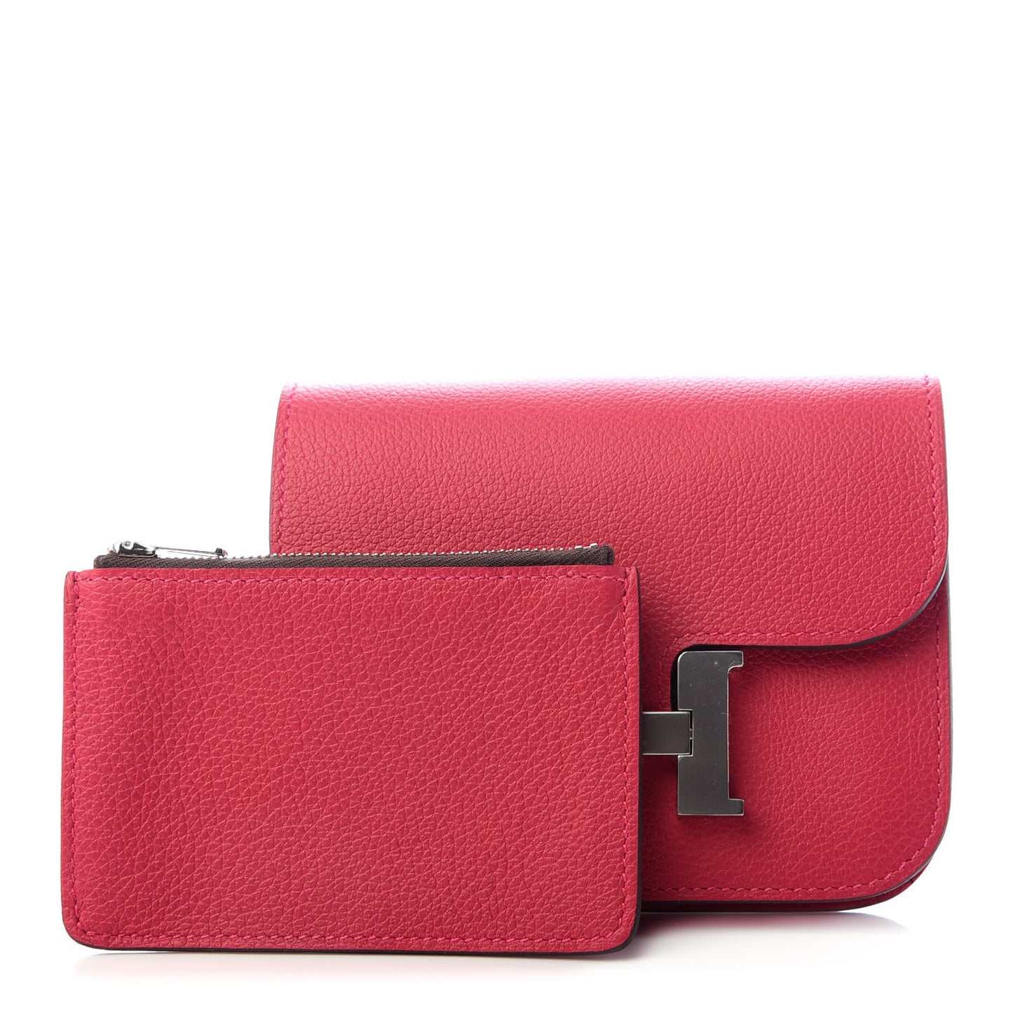 Evercolor Verso Constance Slim Wallet Framboise Rouge Sellier