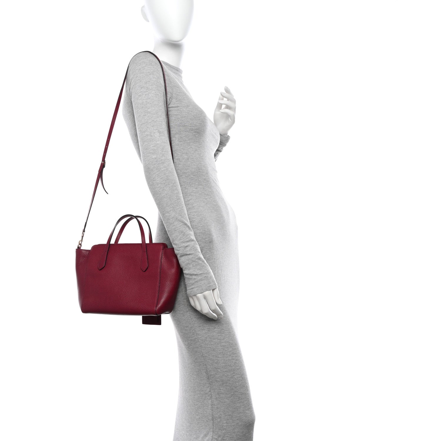 Gucci Dollar Calfskin Mini Swing Top Handle Bag Blossom 2 of 9