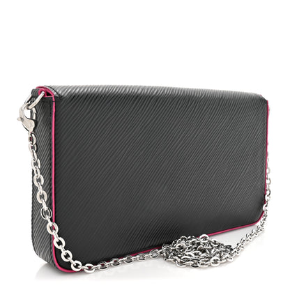 Louis Vuitton Epi Pochette Felicie Black Hot Pink 6 of 25