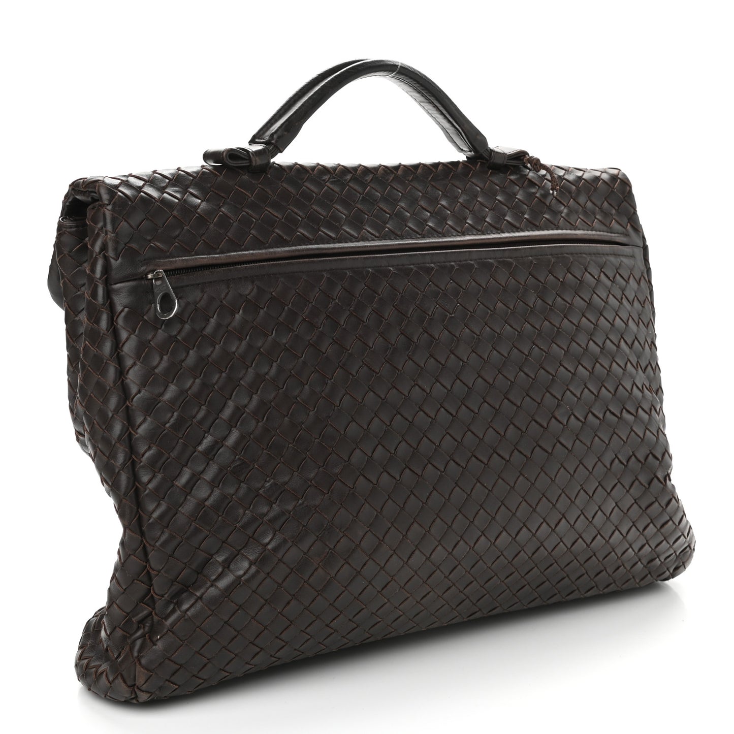 Intrecciato VN Briefcase Ebano