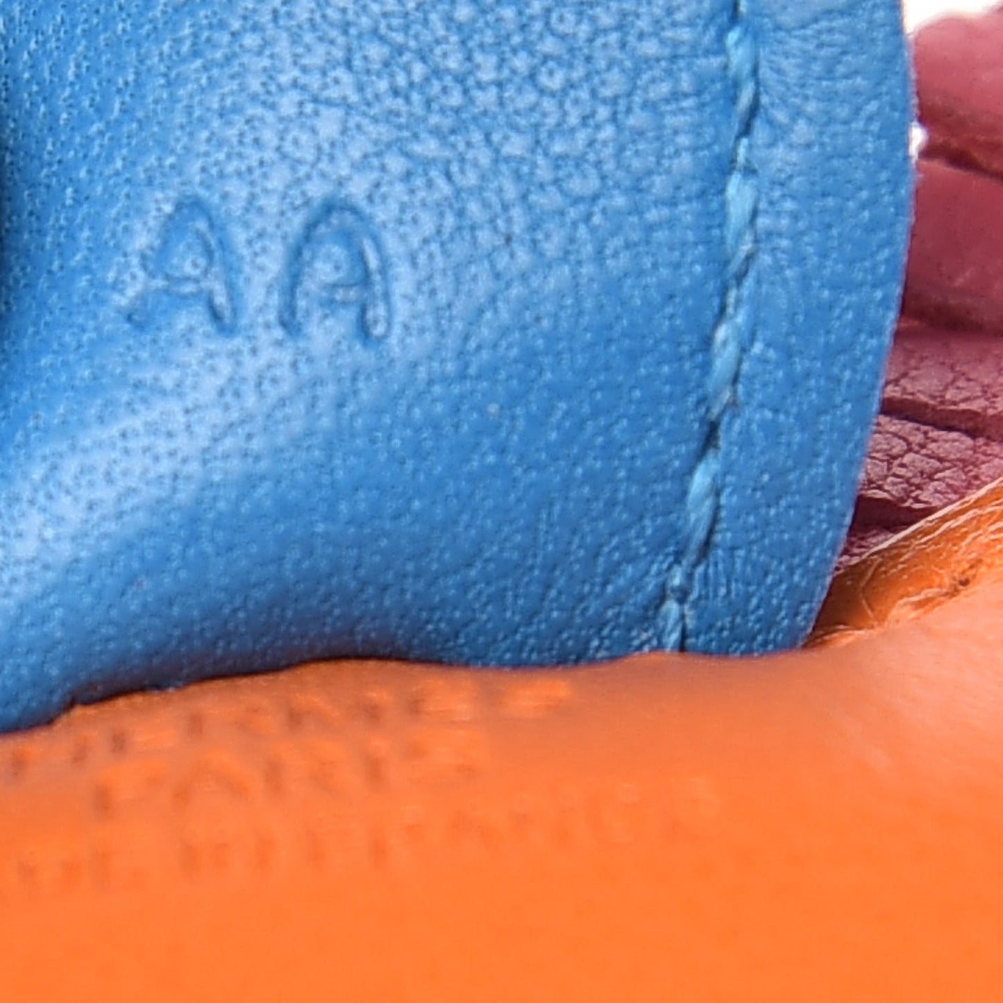 Milo Lambskin Grigri Rodeo Horse Bag Charm PM Orange Bleu Zanzibar Rose Azalee