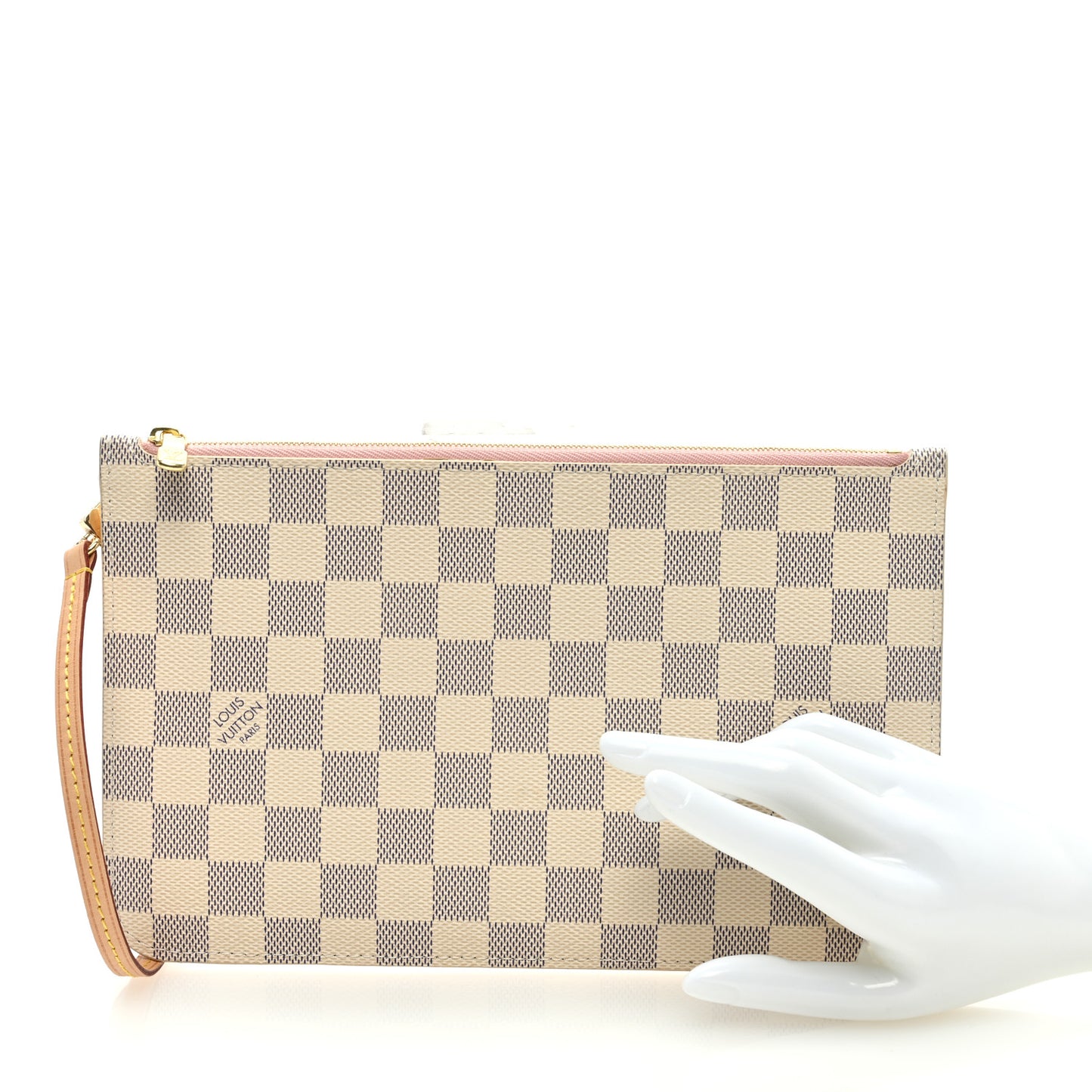 Damier Azur Neverfull MM GM Pochette Rose Ballerine