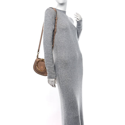 Chloe Calfskin Suede Small Nile Bracelet Bag Biscotti Beige 2 of 10