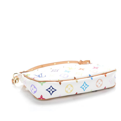 Louis Vuitton Monogram Multicolor Pochette Accessories White 4 of 8