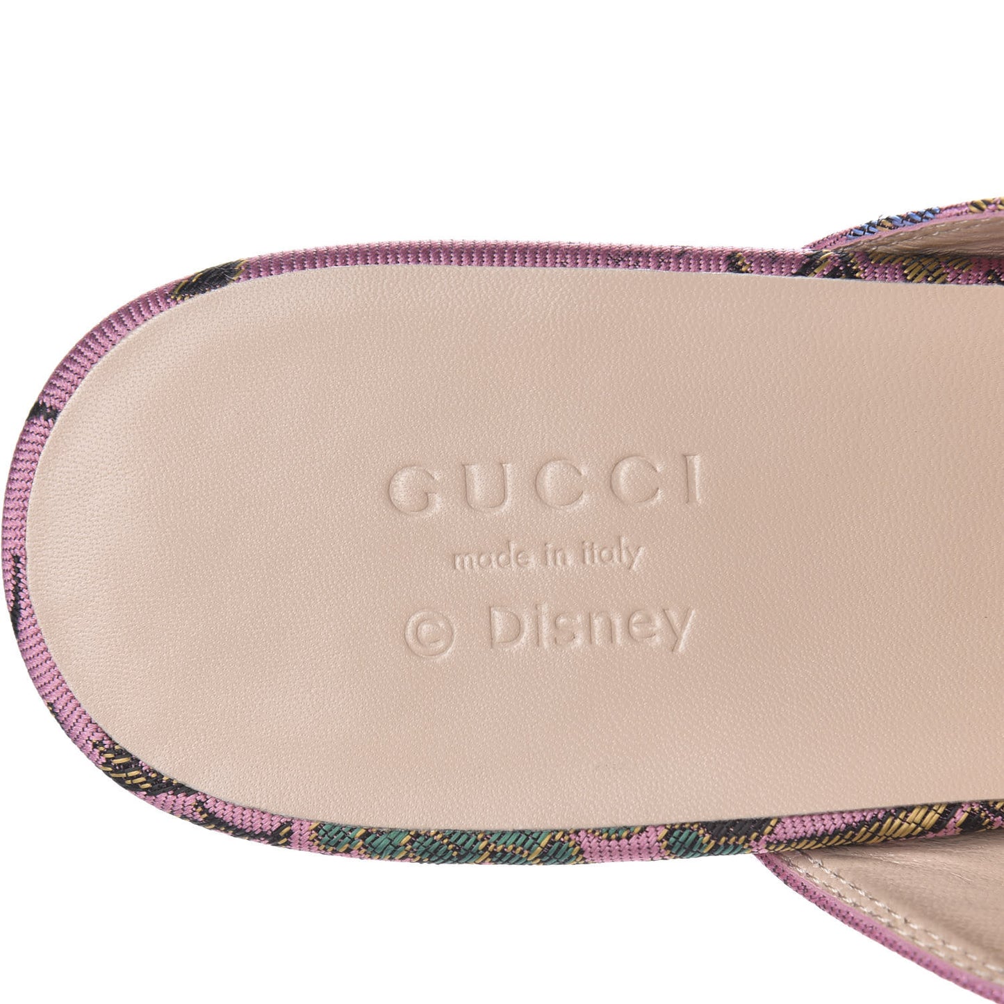 X DISNEY Jacquard Japanese Donald Duck Womens Princetown Slippers 41 Pink Black