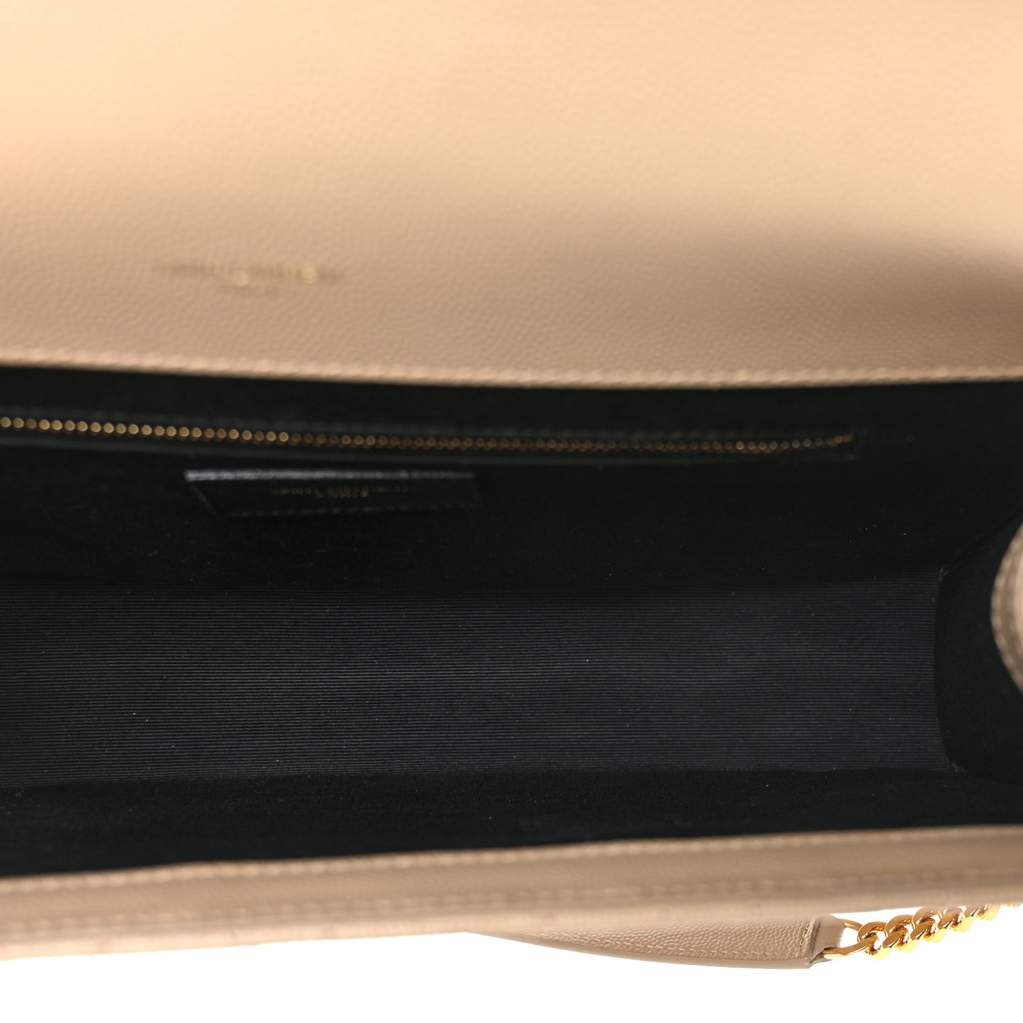 Grain De Poudre Mixed Matelasse Large Triquilt Monogram Satchel Dark Beige