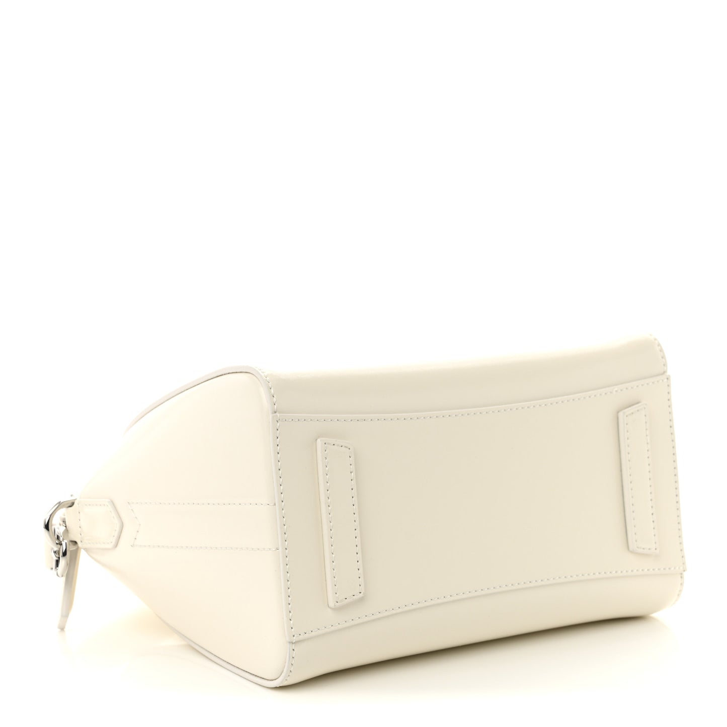Shiny Lord Calfskin Mini Antigona Ivory