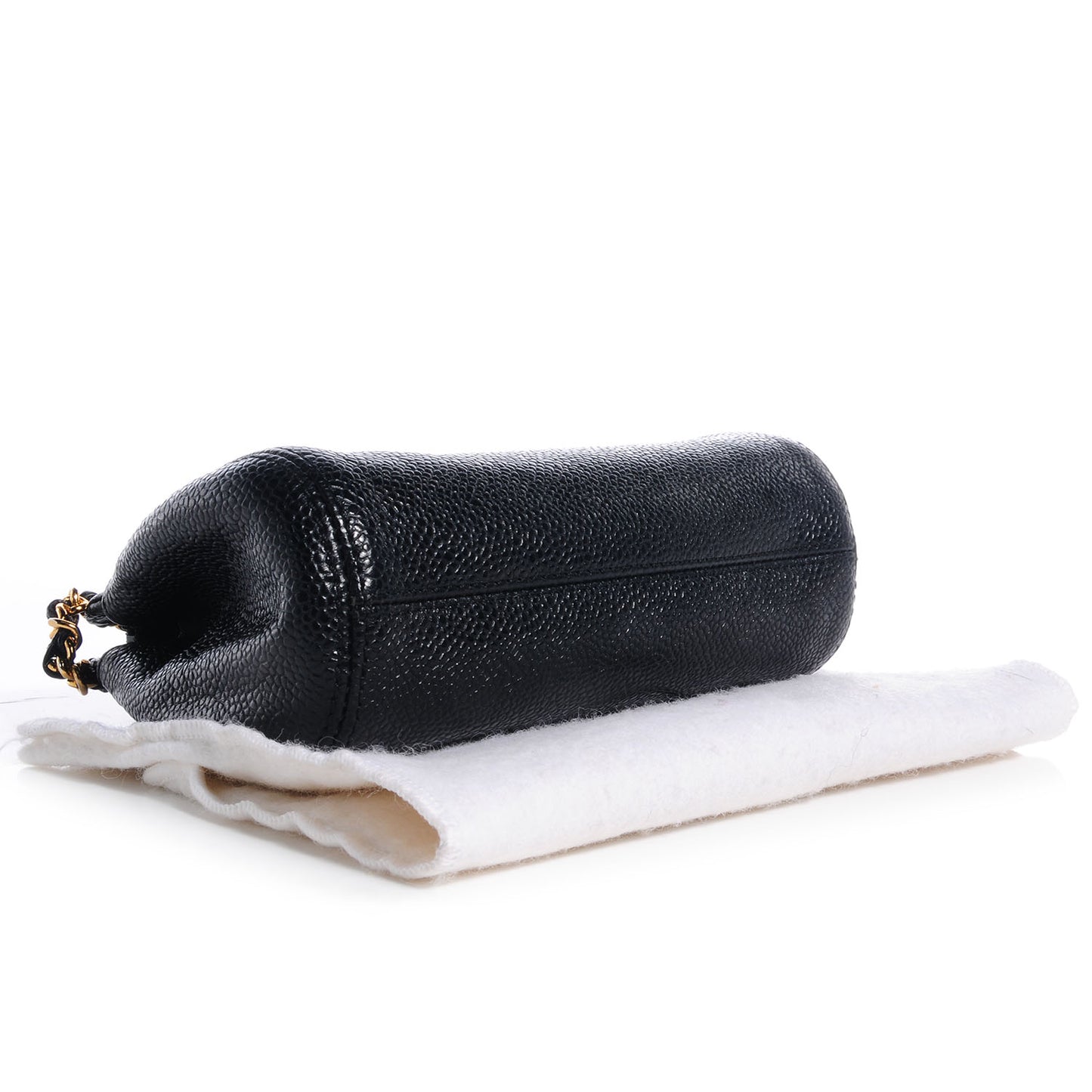 Caviar CC Shoulder Bag Black