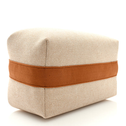 Hermes Canvas Large Bride-A-Brac Cabriole Case Biscuit 4 of 7