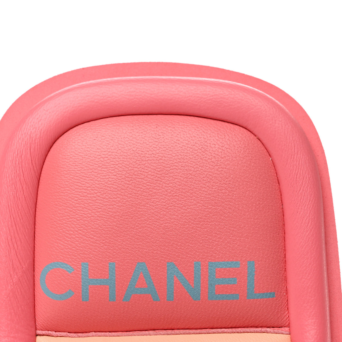 Chanel Lambskin Padded Pool Thong Sandals 38 Pink Orange 8 of 10