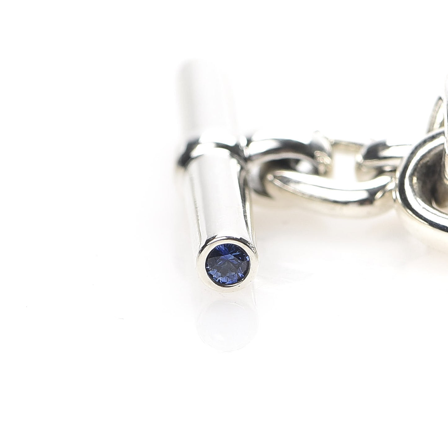 Sterling Silver 12.5mm Cushion Link Chain Necklace