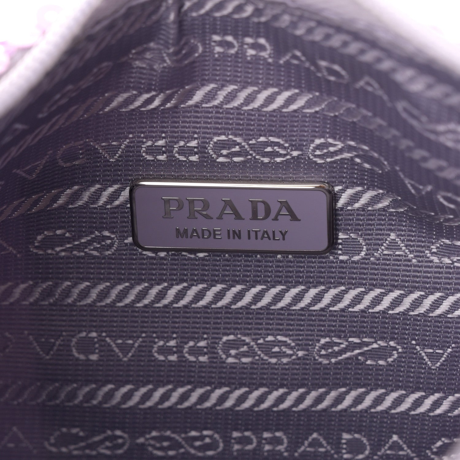 Prada Paillettes Sequin Mini Re-Edition 2000 Bag Lilium Black 6 of 14