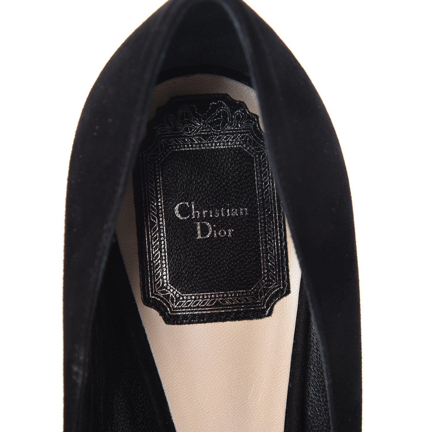 Christian Dior Suede Songe Pumps 38 Black 11 of 11