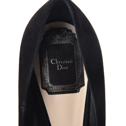 Christian Dior Suede Songe Pumps 38 Black 11 of 11
