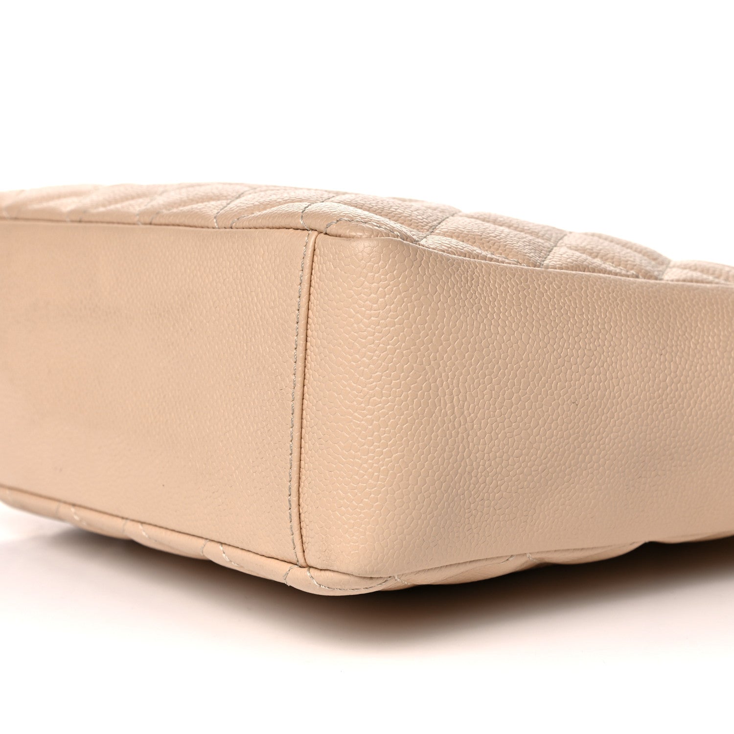 Chanel Caviar Quilted Petit Shopping Tote PST Beige Clair 9 of 22