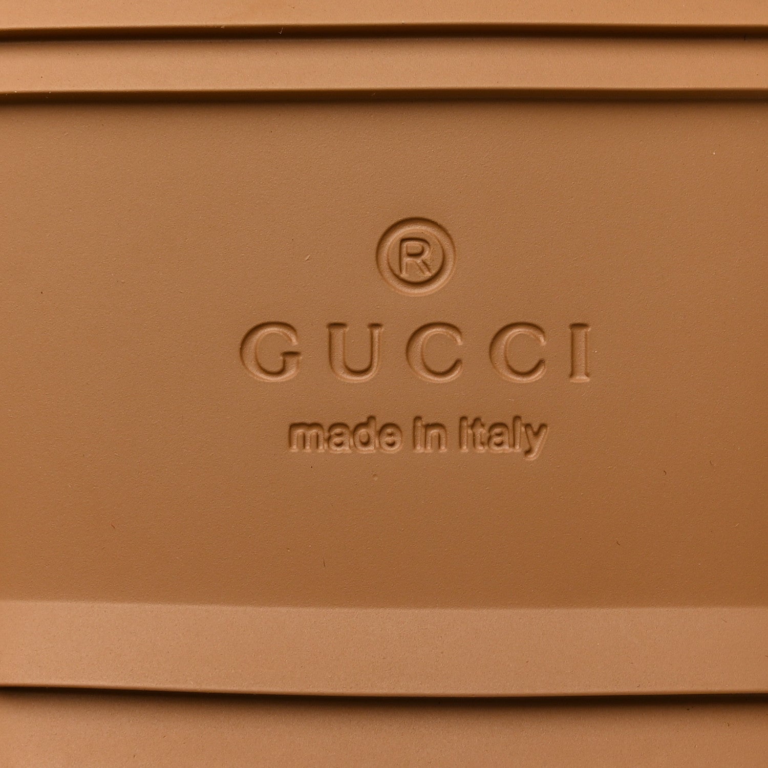 Gucci Monogram Jumbo GG Nappa Samoa Platform 40mm Slide Sandals 35 Camel Ebony New Acero 6 of 13